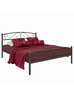 Кровать двуспальная «Вероника плюс», 1800×2000 мм, металл, цвет чёрный Милсон