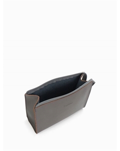 Косметичка треугольная на молнии, серая Bagsland