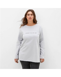 Свитшот женский Cozy style, серый, размер 56 Mist