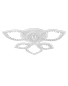 Люстра с ПДУ «Алина» LED 150 Вт 3000-6000 Вт RGB белый 60×60×13.5 см Bayerlux