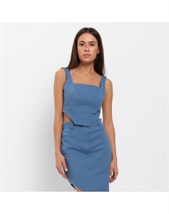 Топ женский джинсовый : Denim р.48, синий Mist