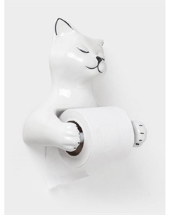 Держатель для туалетной бумаги «Кошка», 26×23×14 см, белый Хорошие сувениры