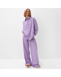 Комплект женский (сорочка, брюки) цвет сиреневый, р-р 50 Minaku