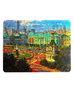 Фигурный деревянный пазл «Екатеринбург», 70 деталей Турбо детки