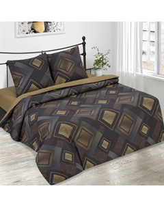 Постельное бельё 1.5сп Оливер 145х215, 150х215, 70х70см 2шт, поплин 115г/м, хлопок 100% Артпостель