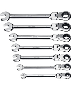 Набор комбинированных гаечных ключей 27101-H7, 8 - 19 мм, 7 шт. Зубр