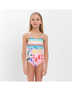 Купальник слитный детский, с принтом, рост 140-146 см Minaku
