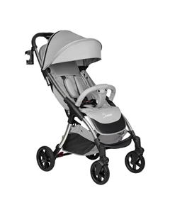Коляска прогулочная Sunrise, цвет серый на серебре Farfello