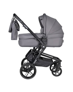 Коляска модульная 3 в 1 Zuma Trio Comfort, цвет стальной серый Farfello