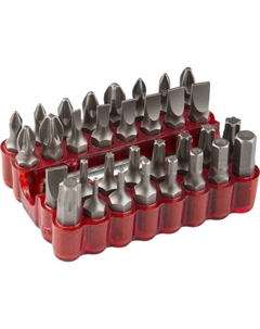 Набор бит с магнитным адаптером 26045-H33, CrV, 33 предмета Зубр