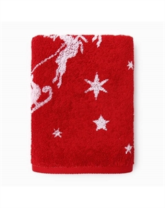 Полотенце махровое «. Оленья упряжка», 50×90 см, хлопок 100% Этель