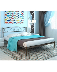 Кровать двуспальная «Вероника», 1600×2000 мм, металл, цвет коричневый Милсон