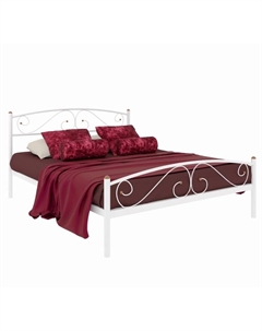 Кровать двуспальная «Вероника плюс», 1800×2000 мм, металл, цвет белый Милсон