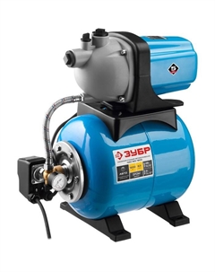 Насосная станция «ЗУБР» НАС-М3-1200, 1200 Вт, 63 л/мин, напор 46 м, бак 20 л Зубр