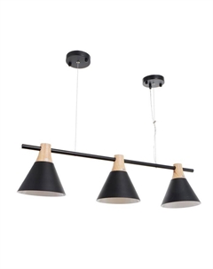 Люстра 1066/3BK E27 60 Вт черный 90×20×90 см Bayerlux