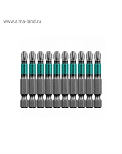 Биты Optimum Line 26122-3-50-10, Е 1/4", 50 мм, 10 шт., PH3 Kraftool