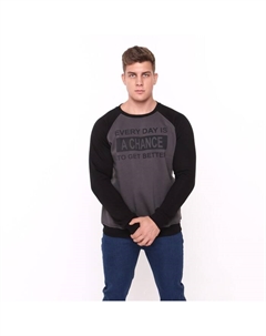 Свитшот мужской НАЧЁС, цвет чёрный, размер 54 Radi