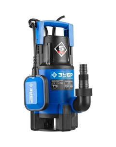 Насос дренажный «ЗУБР» НПГ-Т3-750, для грязной воды, 750 Вт, 230 л/мин, напор 8 м Зубр