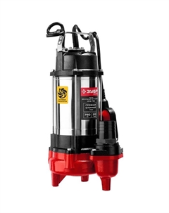 Насос фекальный «ЗУБР» НПФ-750, 750 Вт, 310 л/мин, напор 14 м, чугун Зубр