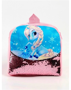 Рюкзак детский с пайетками «Единорог и снежинка» 23×28 см Nazamok kids