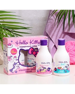 Подарочный набор косметики Hello Kitty «Strawberry Unicorn Dreams», 2×250 мл Понти парфюм