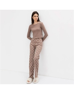 Комплект домашний женский (джемпер/брюки), цвет кофейный, размер 44 Mark formelle