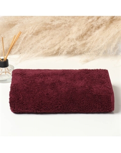 Полотенце махровое Modello argento, 50×90, хлопок 100%, бордовое Cleanelly