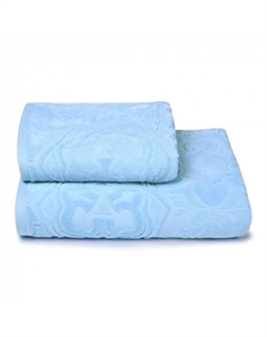 Полотенце махровое Ceramics цвет голубой, 70Х130, 460г/м хл100% Cleanelly