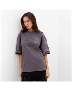 Футболка женская Moscow, размер S-M, серая Mist