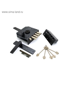 Замок накладной "", ЗЩ, левый, 5 ключей Герион