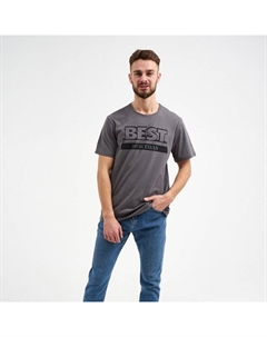 Футболка мужская «Муж года», размер 52, хлопок 100%, серая Kaftan