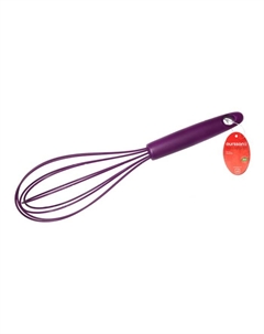 Венчик для взбивания, 30×7.8 см, металл, фиолетовая Oursson