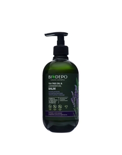Бальзам укрепляющий для волос с маслами чайного дерева и лаванды 475мл Biodepo