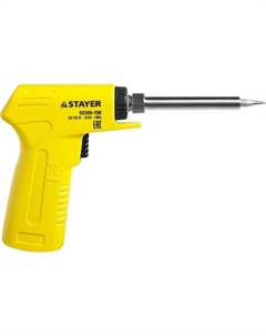 Паяльник-пистолет PROFI, 130 Вт, 220 В, регулировка мощности Stayer