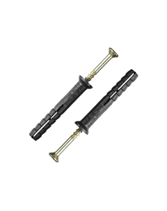 Дюбель-гвоздь МАСТЕР, цилиндрический бортик, полипропиленовый, 6×40 мм, 2000 шт. Зубр