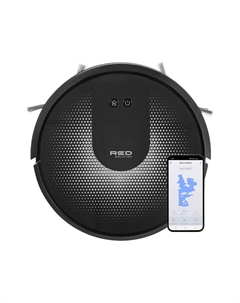 Робот-пылесос RED Solution RV-R6050S, 25 Вт, 2600 мАч, сухая/влажная уборка, Wi-Fi, 0.45 л, ПДУ Red solution