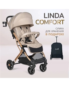 Коляска прогулочная Linda Comfort, цвет бежевый Costa