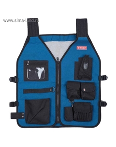 Жилет для инструмента «» ЭКСПЕРТ, универсальный размер, 10 карманов Зубр