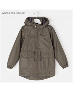 Ветровка для мальчика, рост 134 см, цвет хаки Модные ангелочки