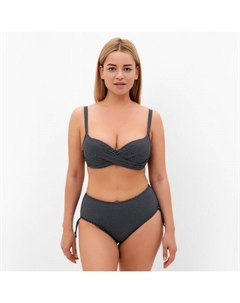 Купальник женский раздельный, цвет чёрный, размер 48 Lanqier