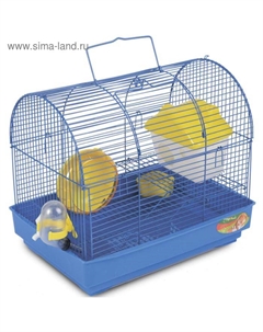 Клетка для мелких животных, эмаль, 33×23×28.5 см, микс цветов Triol