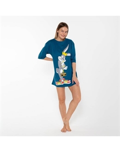 Платье домашнее женское, цвет бирюзовый, размер 44 Дарья