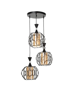 Светильник 2755/3 E27 40 Вт черный 45×45×35-115 см Bayerlux