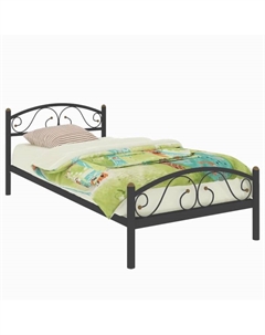 Кровать односпальная «Вероника Мини Плюс», 900×2000 мм, металл, цвет чёрный Милсон