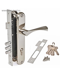 Замок врезной 2223/60-CR, с ручкой, цвет хром Apecs