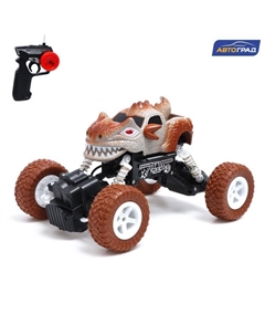 Джип радиоуправляемый DINO, работает от аккумулятора, цвет коричневый Автоград
