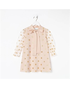 Платье детское горошек, рост 98-104 см Kaftan