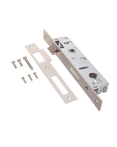 Замок врезной б/руч. Апекс 7300-35-NIS, мат. Никель, 35 мм под ц/м, м/о 85 мм Apecs