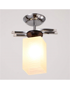 Люстра еврокаркас «Гораций» 1×40 Вт E27 хром 28×10×22 см Экономсвет