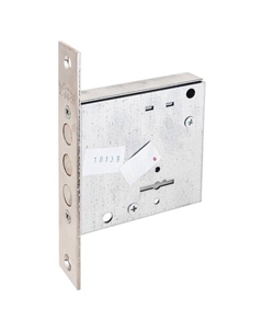 Замок врезной без ручек «» 1.04.06.5.5.К Кремень 5 кл., цвет никель Эльбор